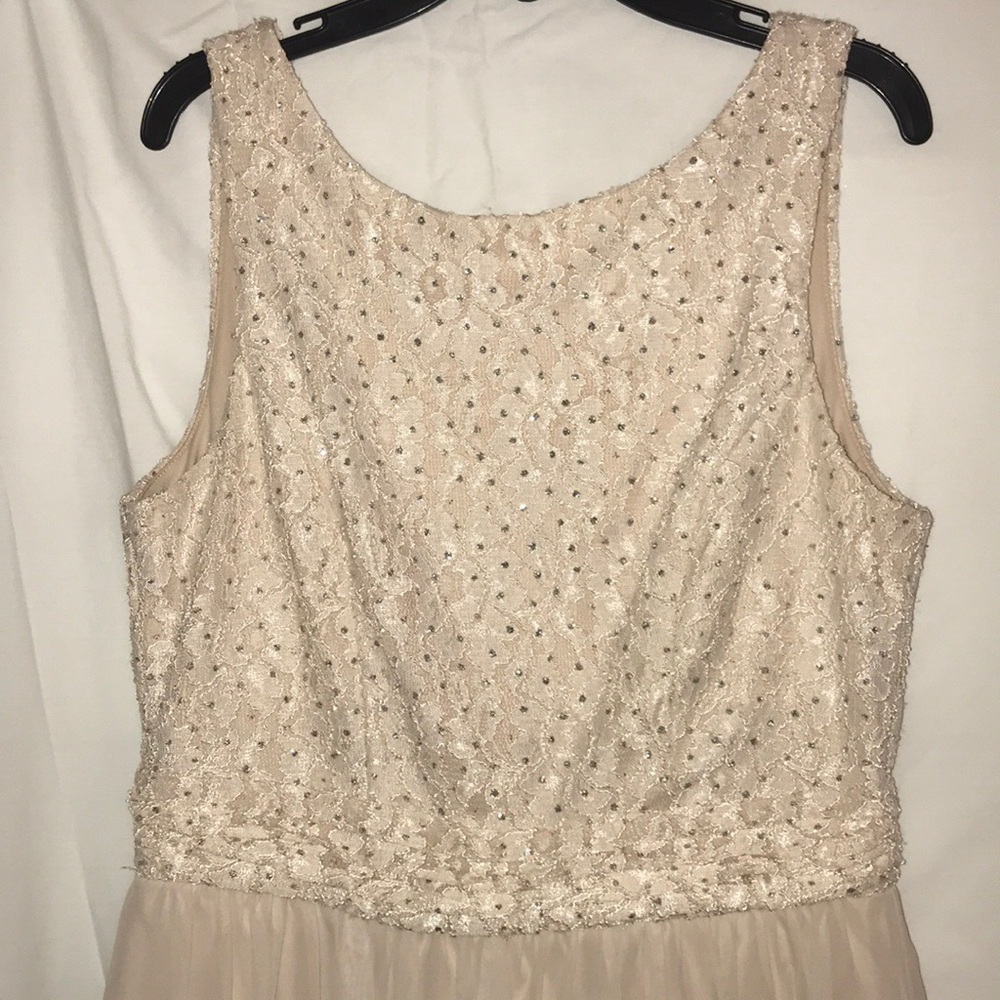 Off white sparkly tulle dress